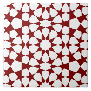 Islamisk geometrisk mönster kakelplatta