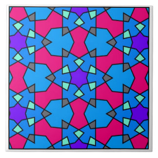 Islamisk geometrisk mönster kakelplatta