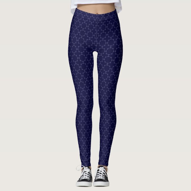 Islamisk geometrisk mönster leggings (Framsida)