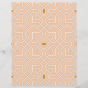 Islamisk geometrisk mönster Papprare Lakan