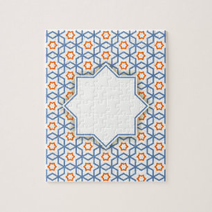 islamisk geometrisk mönster pussel