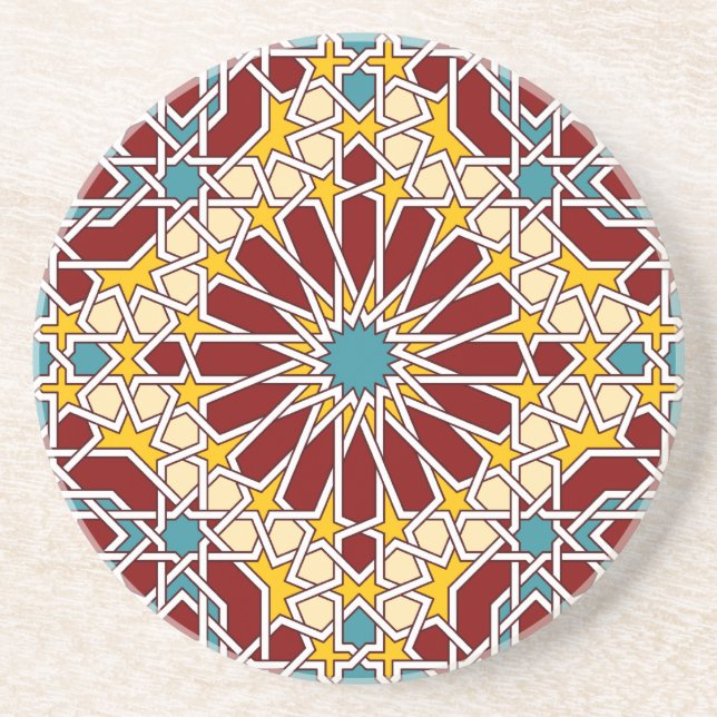 Islamisk geometrisk mönster underlägg (Framsidan)