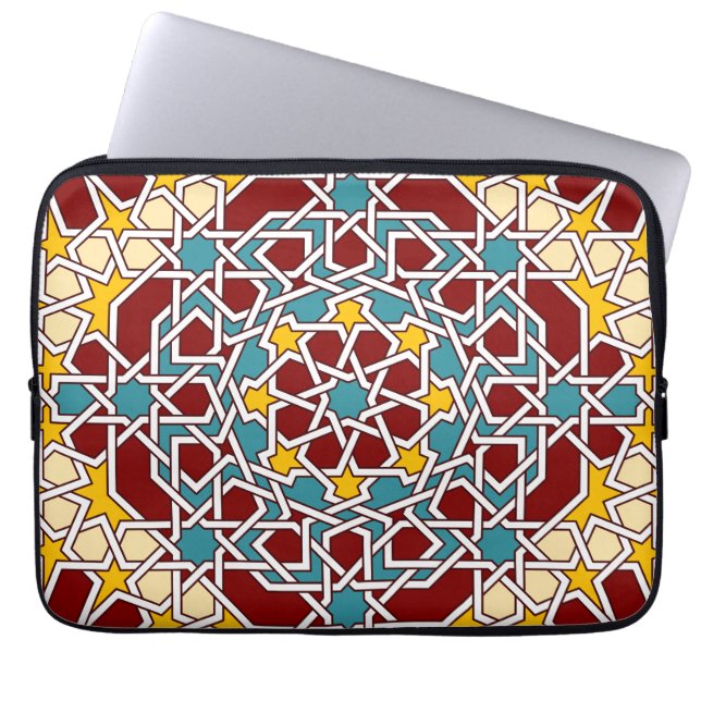 Islamisk geometrisk sleeve av rickshaw mönster (Framsidan)