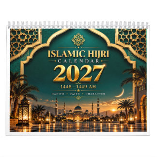 Islamisk Hijri-kalender 2027 | Hadith & Islamisk Kalender