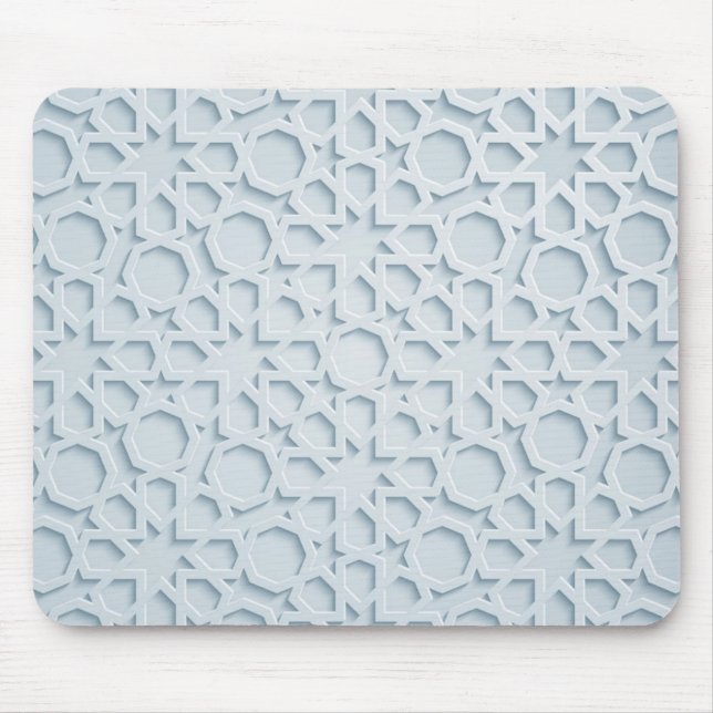 islamisk moroccan geometrisk mönstermousepad musmatta (Framsidan)