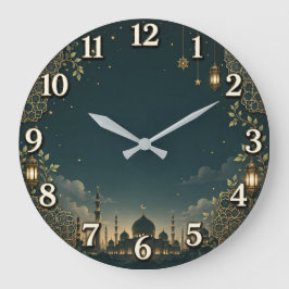 Islamisk moské väggklocka | Ramadan natt