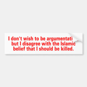 islamisk tro bildekal
