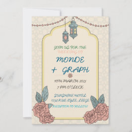 Islamiska bröllopsinbjudningar Art Inbjudningar