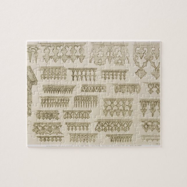 Islamiska designer för cornice, balkong och pussel (Horisontell)