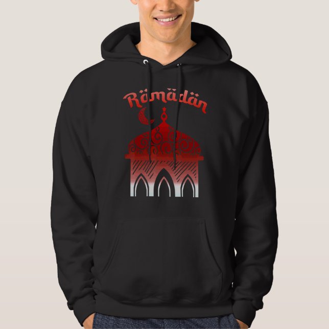 Islamiska Firande Fasting Muslim Islam Arabiska Ra Hoodie (Framsida)