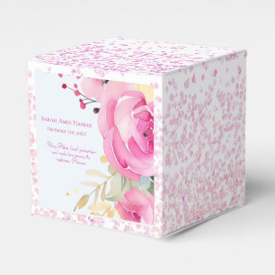 Islamiska Flicka Blommigt Birth Presentaskar