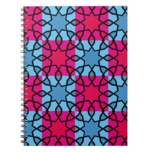 Islamiska geometriska motiv, som är mycket niceabs anteckningsbok