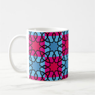 Islamiska geometriska motiv, som är mycket niceabs kaffemugg
