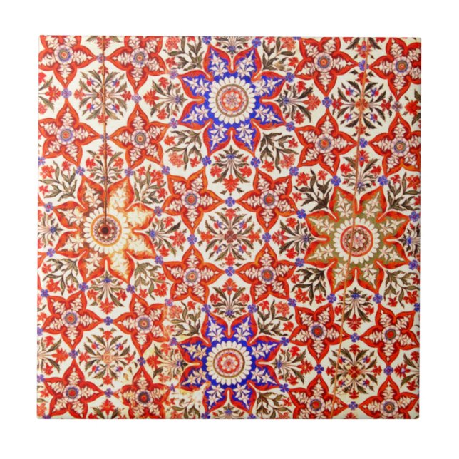 Islamiska mönster Rawalpindi, Pakistan Kakelplatta (Framsidan)