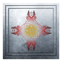 Islamiska poster med bismillah mosaic ord