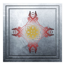 Islamiska poster med bismillah mosaic ord