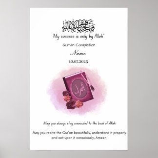 Islamiska Quran Poster