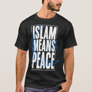 Islamiska religiösa Elak Peace Quran Allah Mosque T Shirt