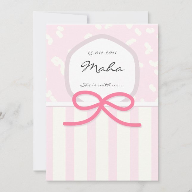 Islamiska rosor för säng för inbjudan för (Framsida)