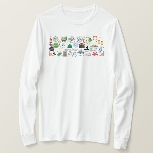 Islamiska symboler t shirt (Design framsida)
