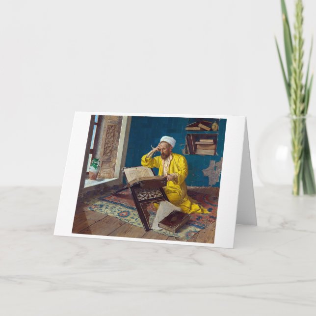 Islamiska teologian med Quran | Osman Hamdi Bey | Kort (Framsida)