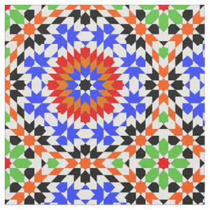 Islamiskt geometriskt mönster tyg