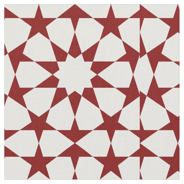 Islamiskt geometriskt mönster tyg (Närbild)