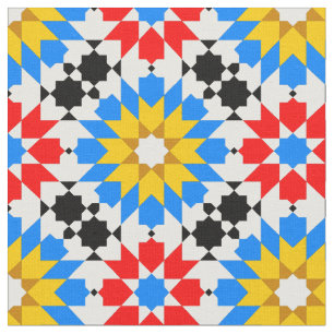Islamiskt geometriskt mönster tyg