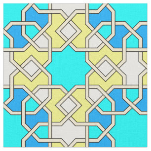 Islamiskt geometriskt mönster tyg