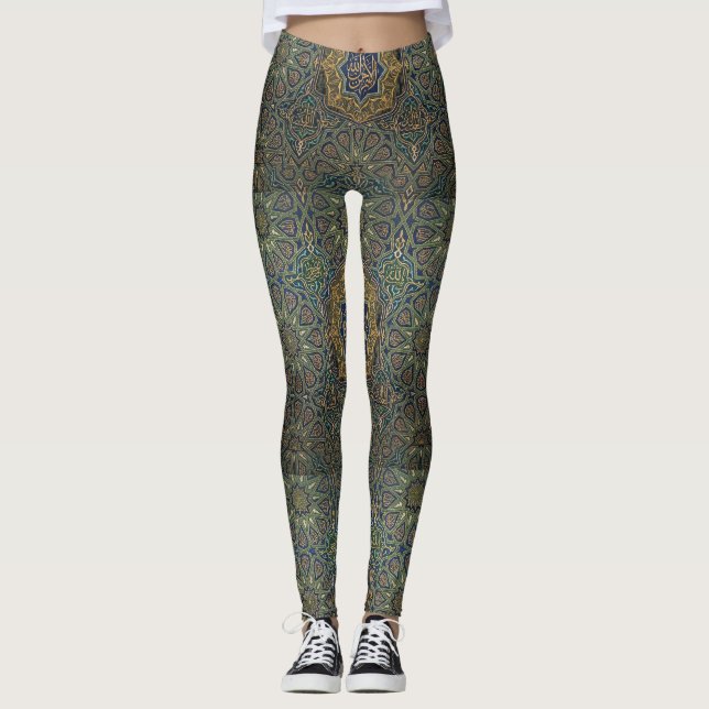 Islamiskt Mönster Leggings (Framsida)