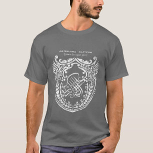 Islamiskt skydda grått t-shirt