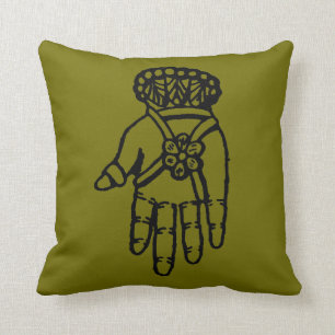 Islamiskt symbol: Hamsa Kudde