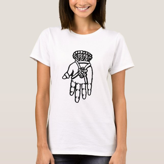 Islamiskt symbol: Hamsa T Shirt (Framsida)