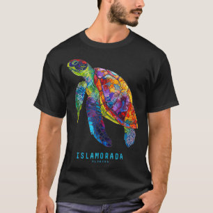 Islamorada FL Sea Turtle Florida Nycklar Vintage T Shirt