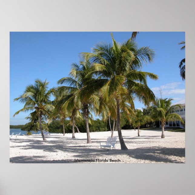Islamorada Florida Beach Poster (Framsidan)