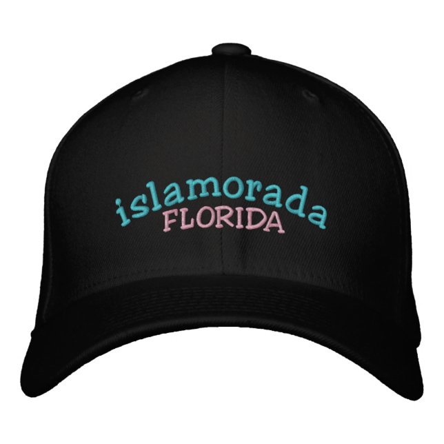 Islamorada florida hat broderad keps (Framsida)