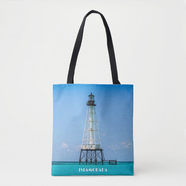 Islamorada Florida Lighthouse Photo Tygkasse (Framsida)