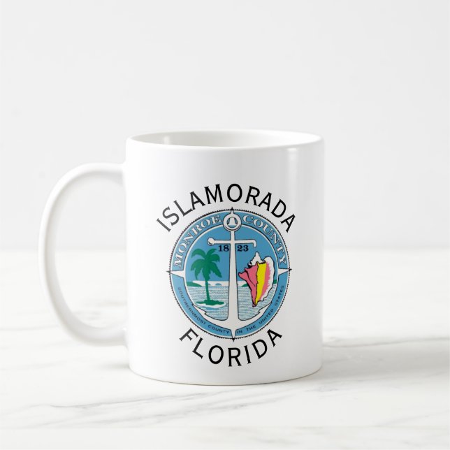 Islamorada - Florida Nycklar Kaffemugg (Vänster)