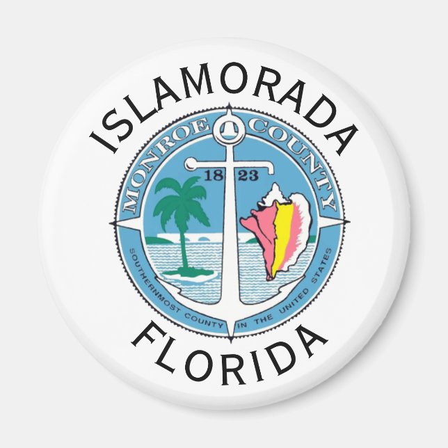 Islamorada - Florida Nycklar Magnet (Framsidan)