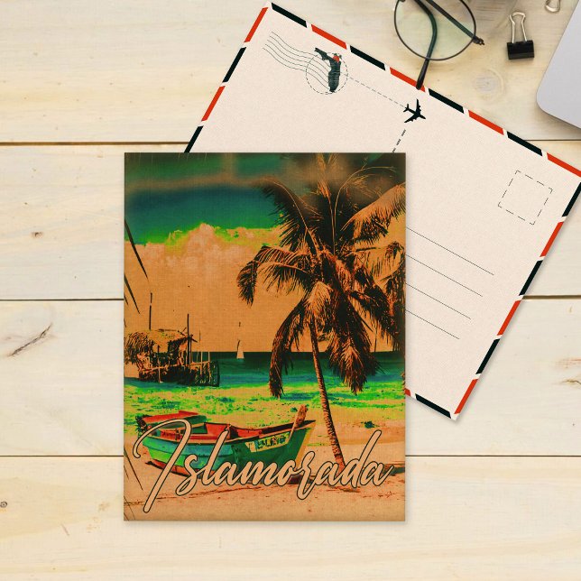 Islamorada Florida-ön Tropical Handflatan Träd 195 Vykort (Skapare uppladdad)