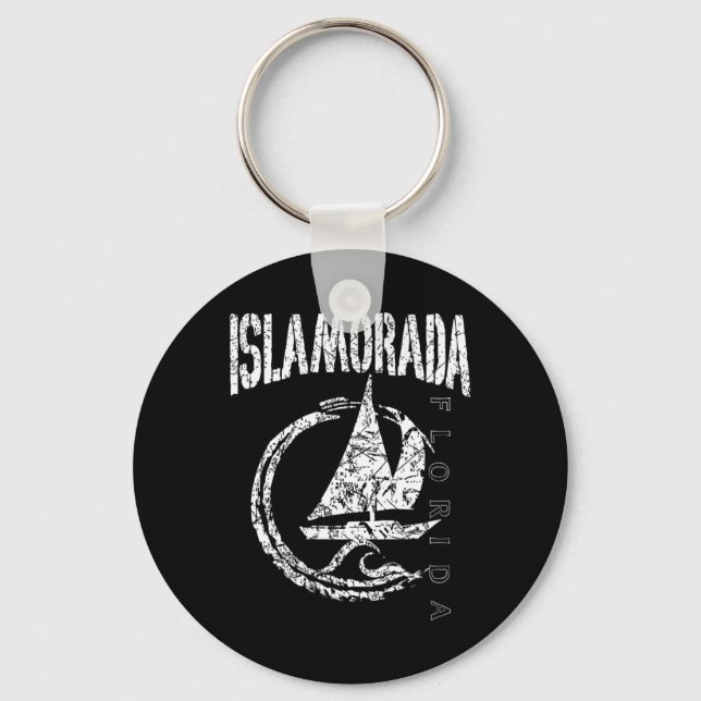 Islamorada Florida Souvenir Nyckelring (Framsida)