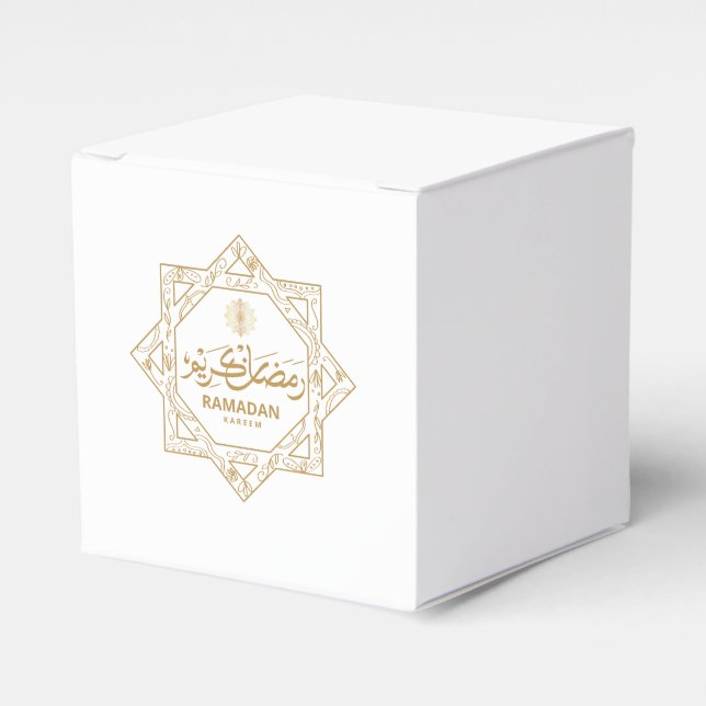 Islamsk dekoration Ramadan Kareem Presentaskar (Framsidan Sidan)