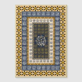 Islamsk väggkonst Allah Namn Kalligrafi Geometrisk