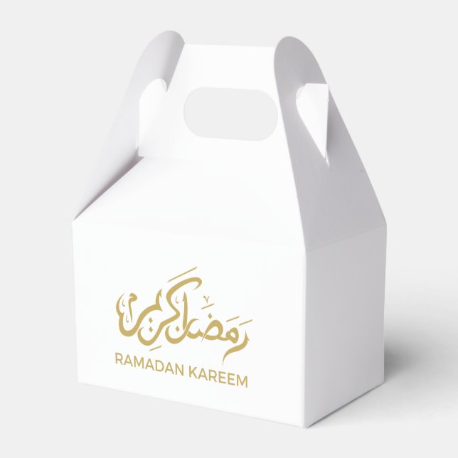 Islamska arabiska Ramadan Kareem Presentaskar (Framsidan Sidan)