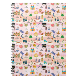 Islamskt anteckningsblock för barn – Färgglada Eid