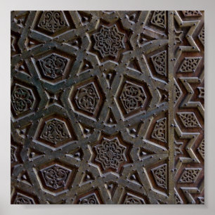 Islamskt geometriskt mönster poster