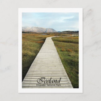 Island, Þingvellir nationalpark Vykort