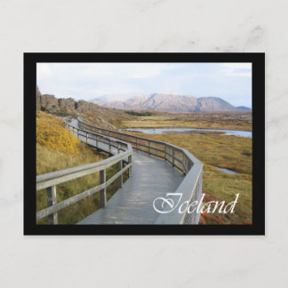 Island, Þingvellir nationalpark Vykort