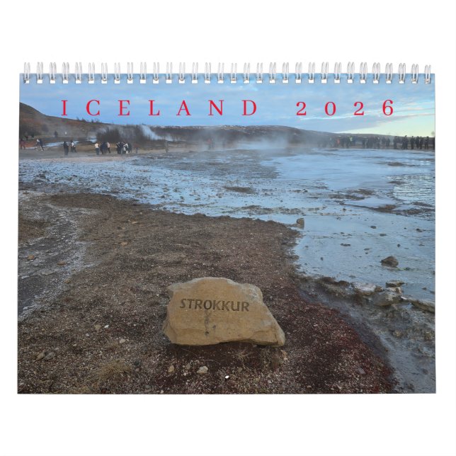 Island 2026 kalender (Omslag)