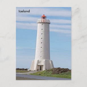 Island, Akranes fyr Vykort